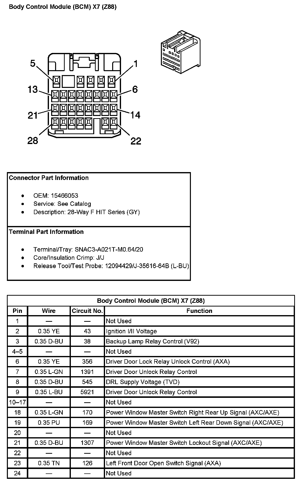 Factory service manual diagram