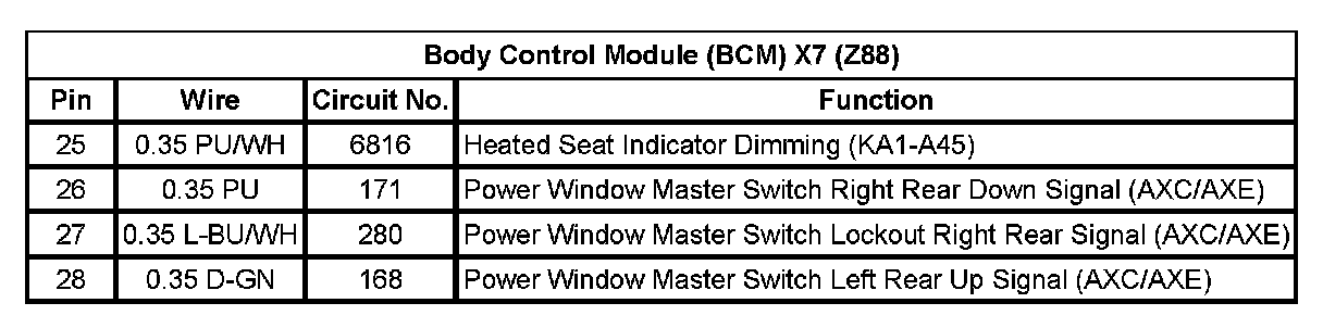 Factory service manual diagram