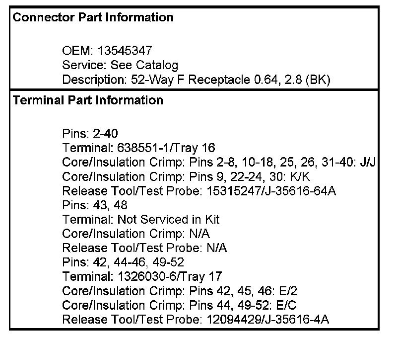Factory service manual diagram