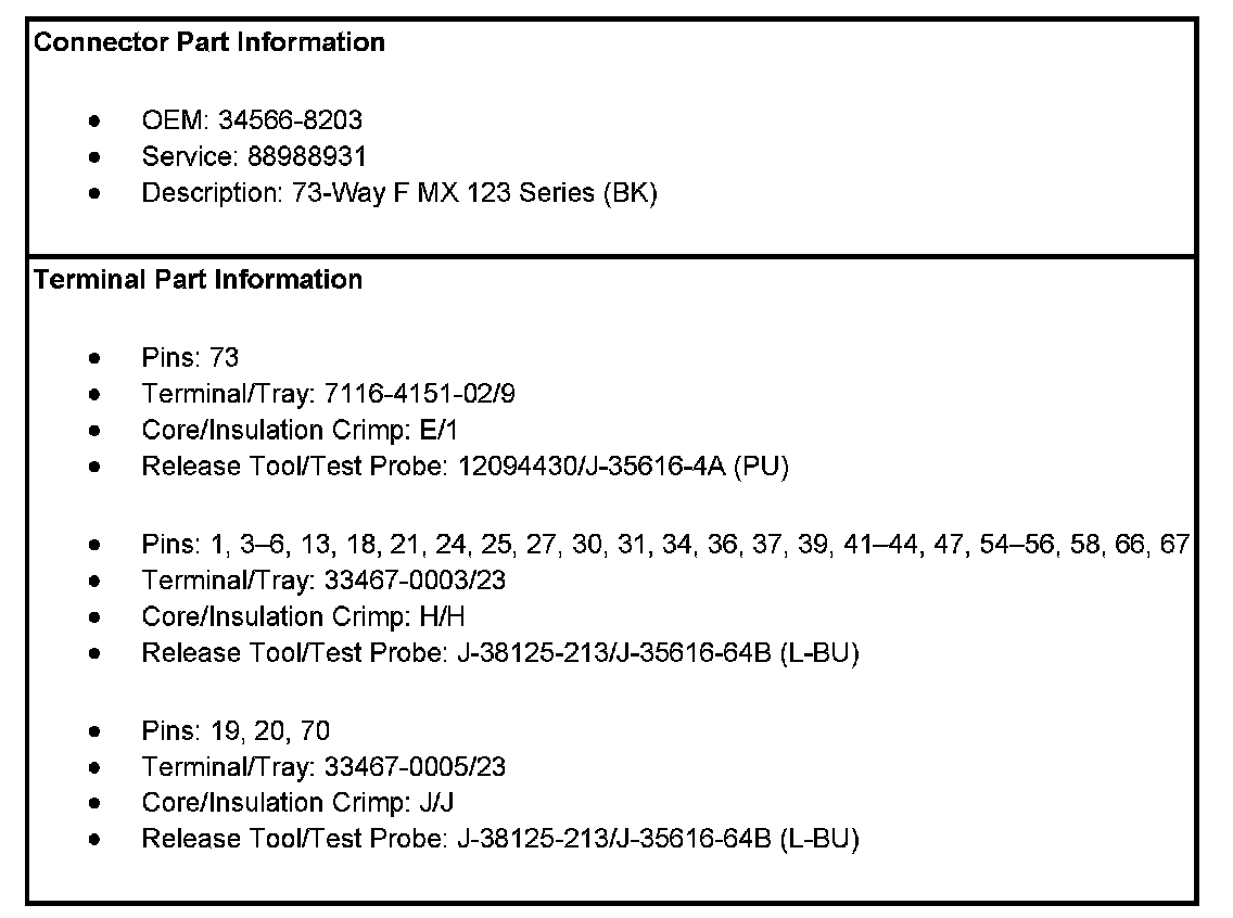 Factory service manual diagram