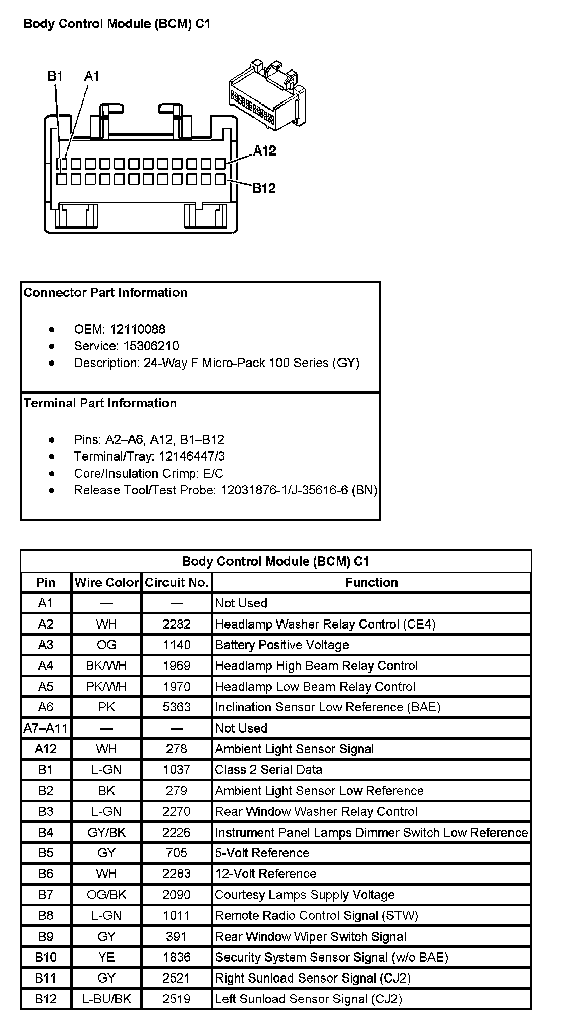 Factory service manual diagram