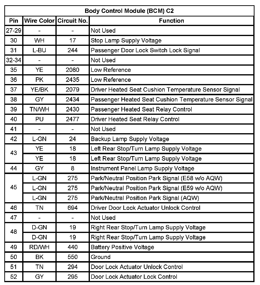 Factory service manual diagram