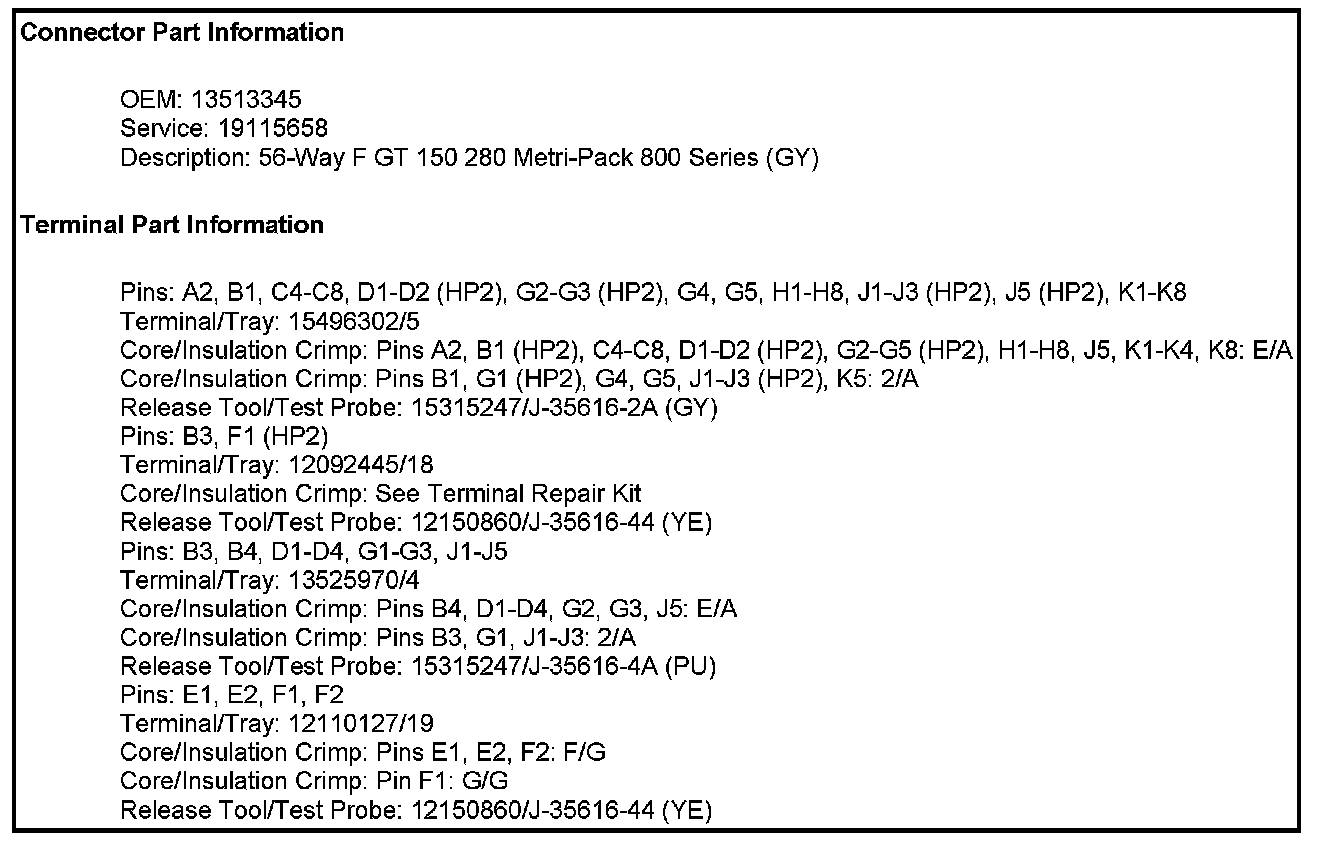 Factory service manual diagram