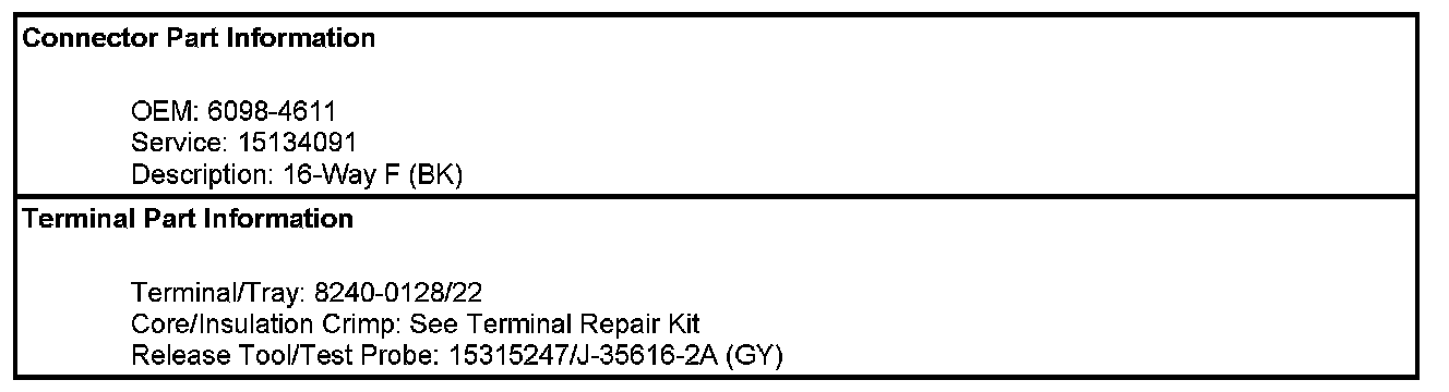 Factory service manual diagram