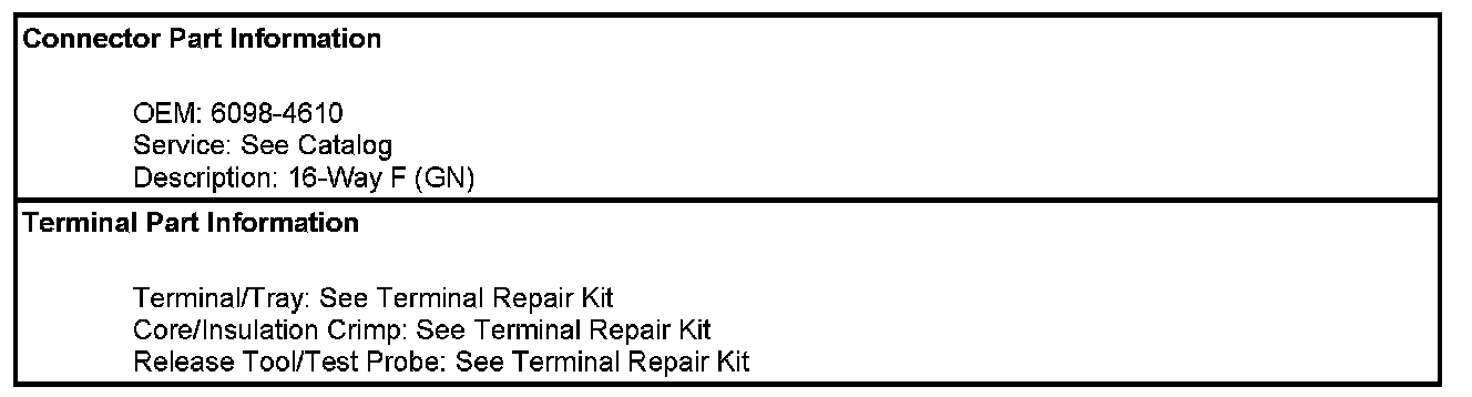 Factory service manual diagram