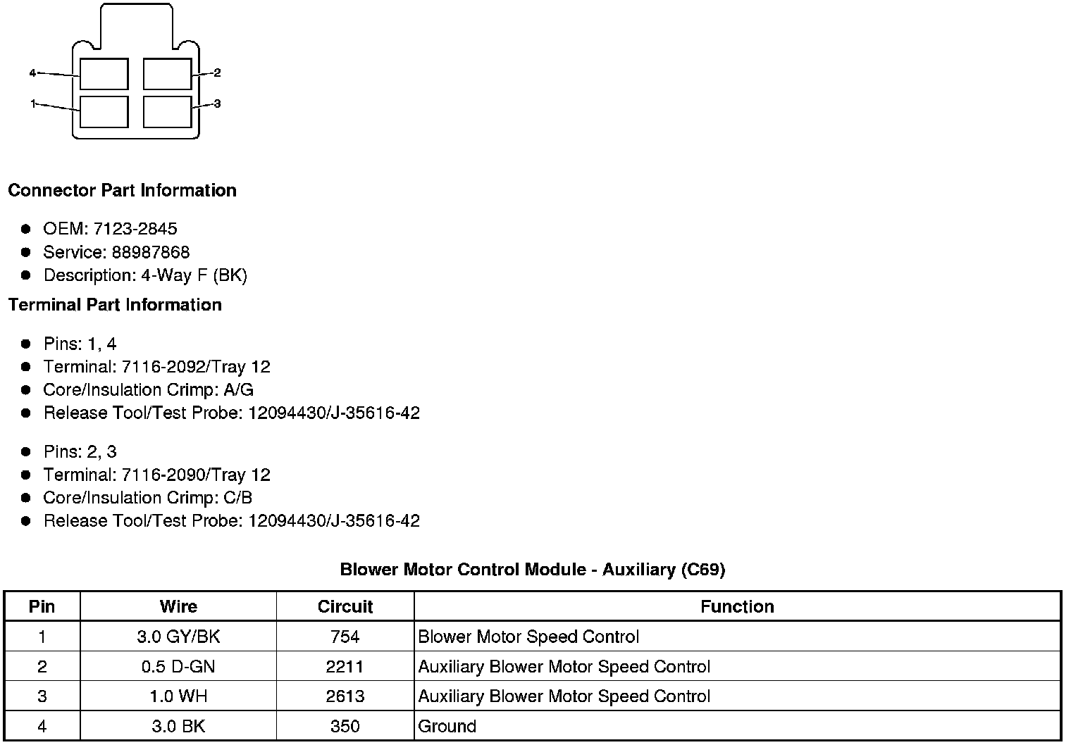 Factory service manual diagram