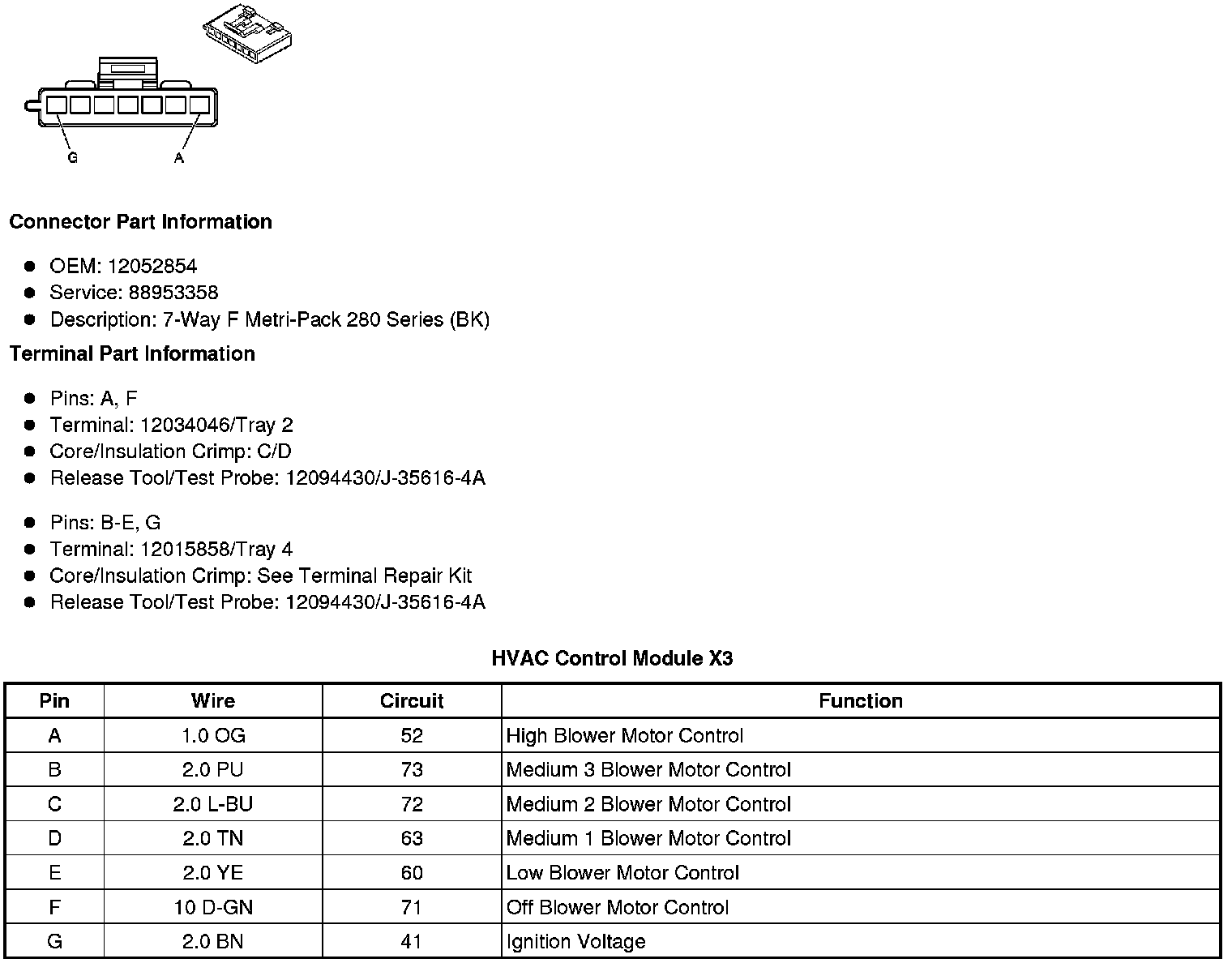Factory service manual diagram
