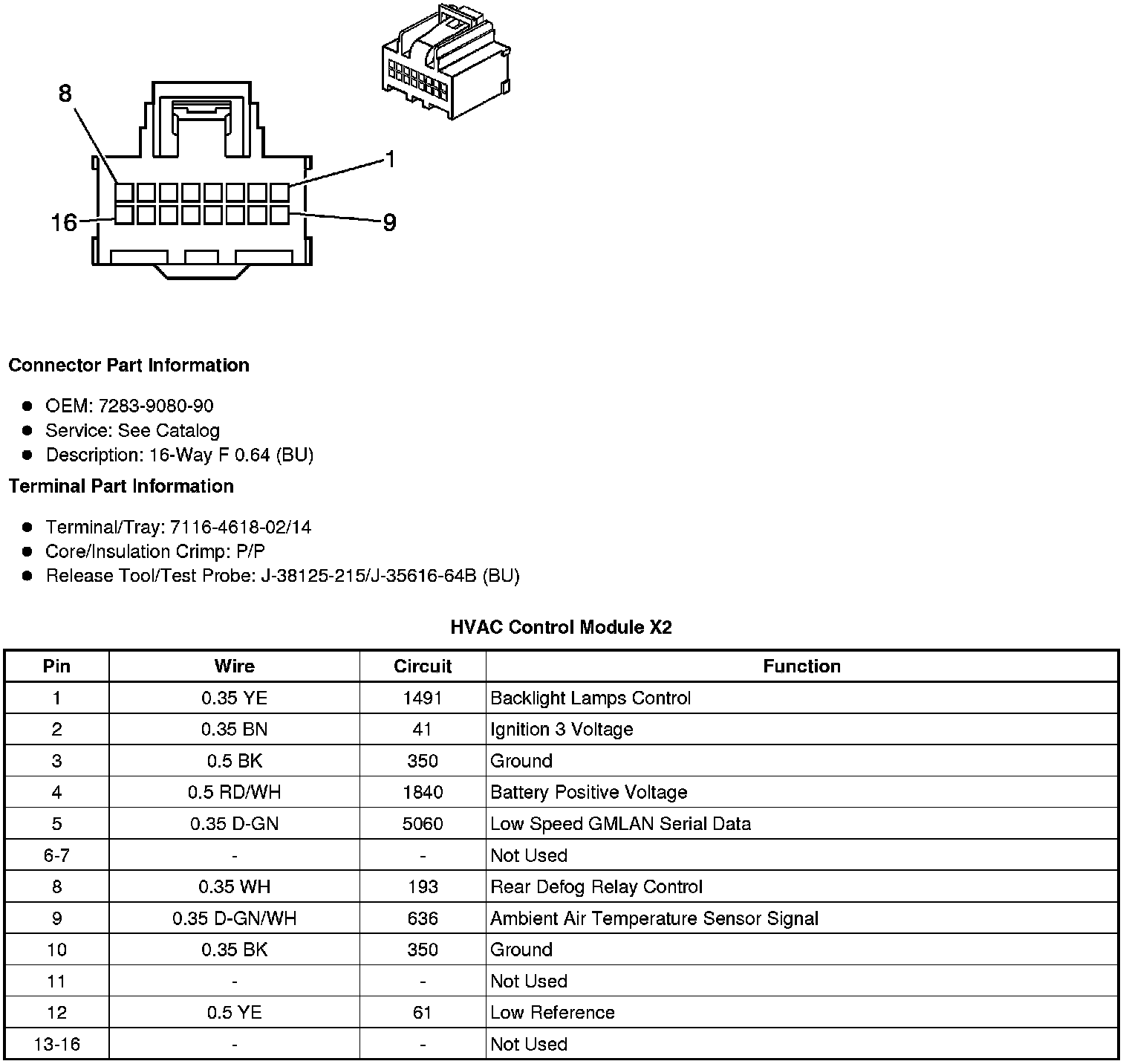 Factory service manual diagram