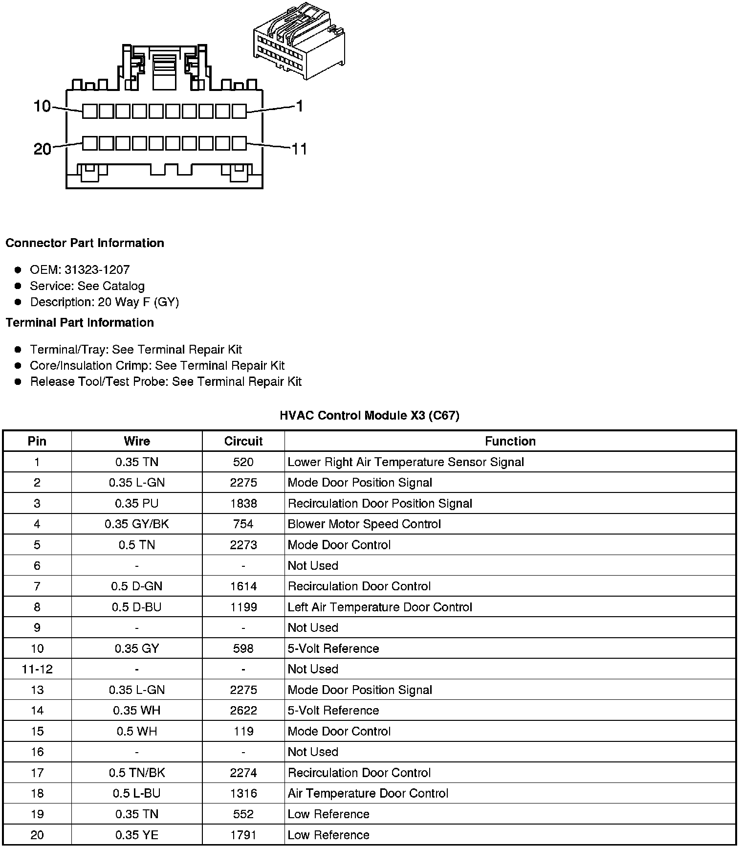 Factory service manual diagram