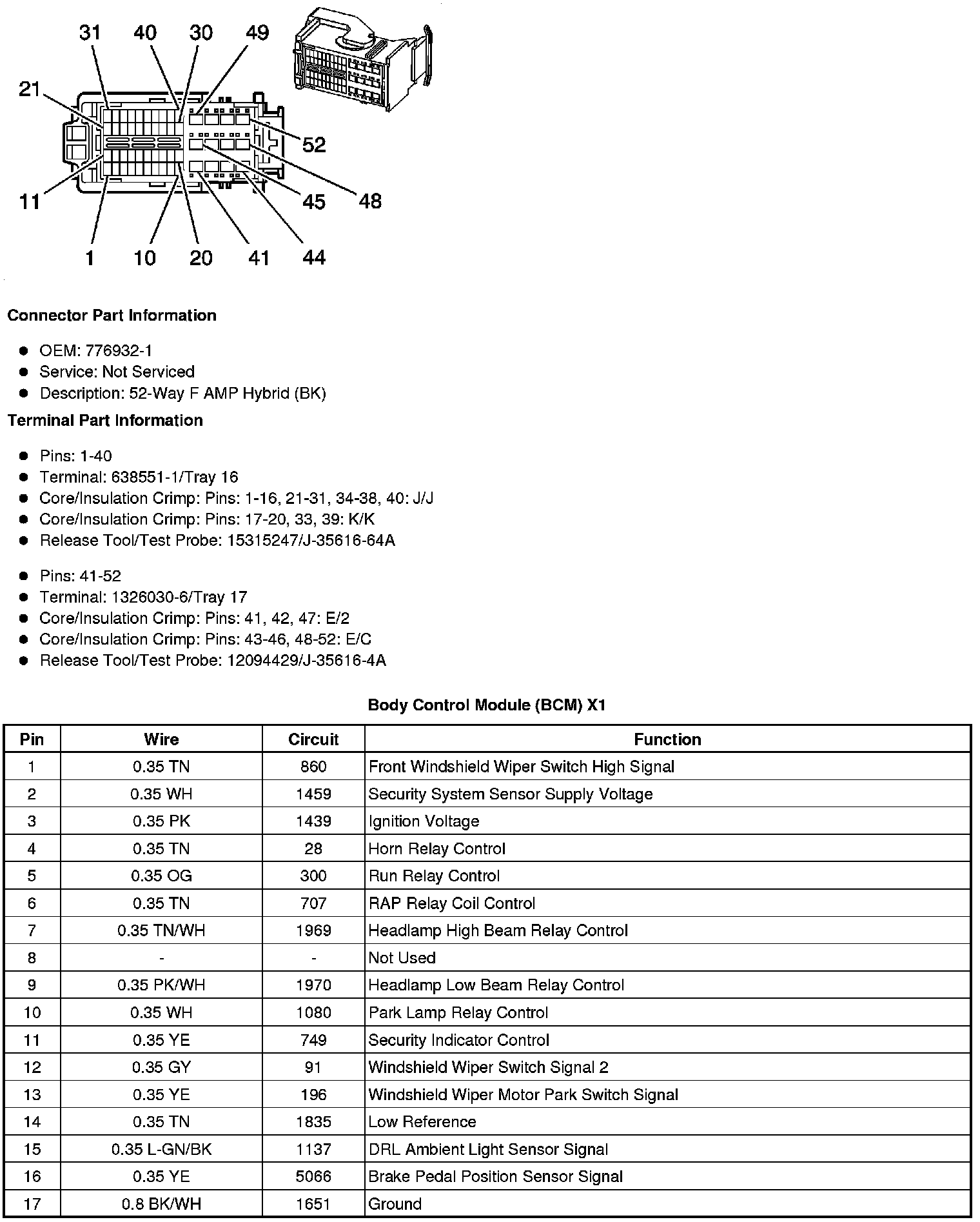 Factory service manual diagram