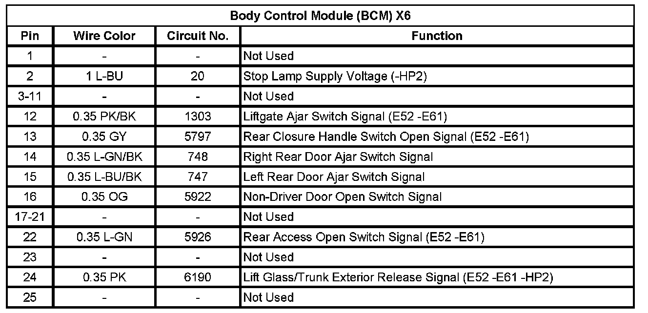 Factory service manual diagram