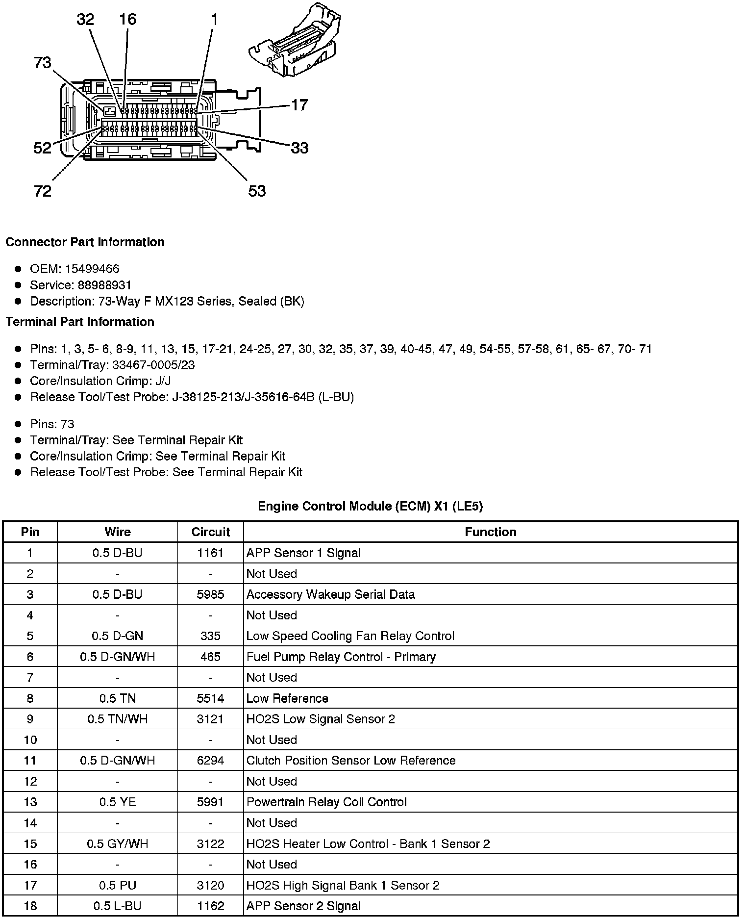 Factory service manual diagram