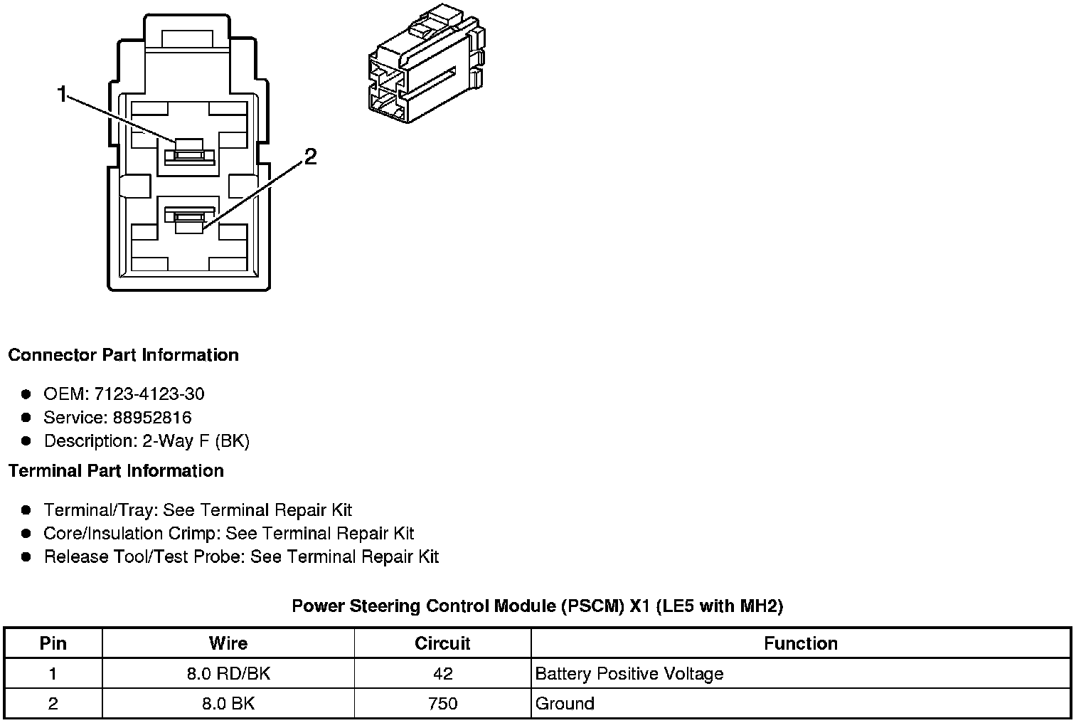 Factory service manual diagram