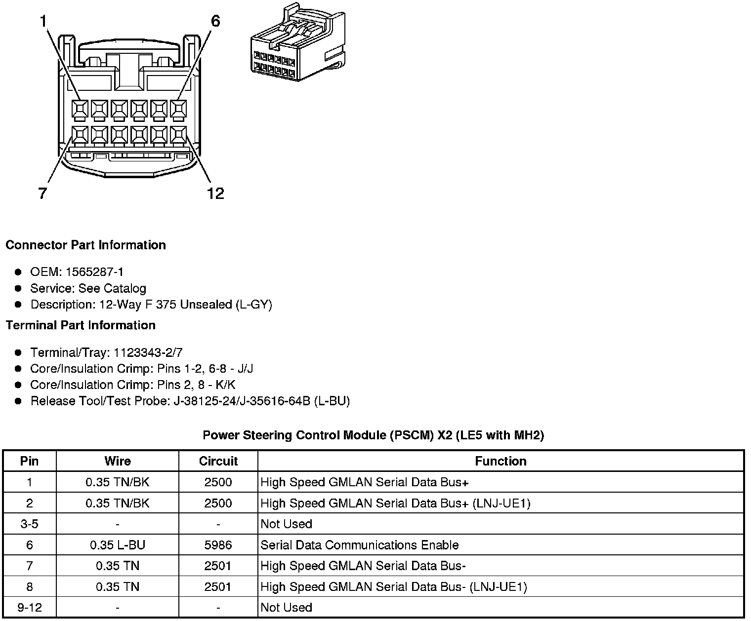 Factory service manual diagram