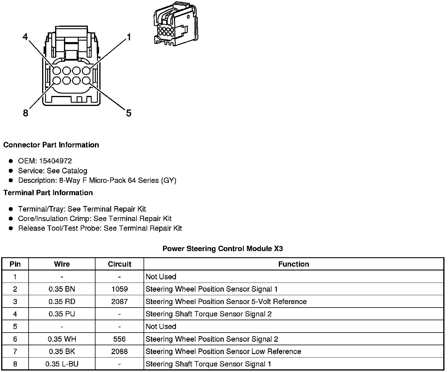 Factory service manual diagram