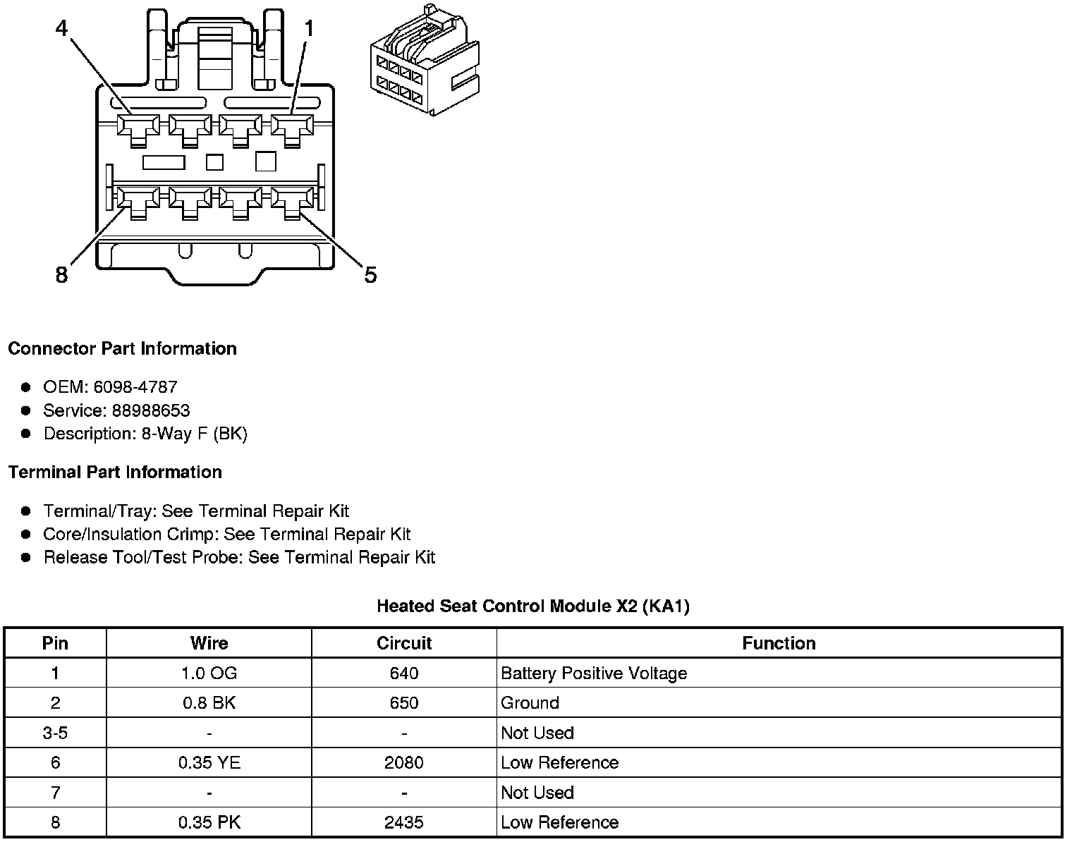 Factory service manual diagram