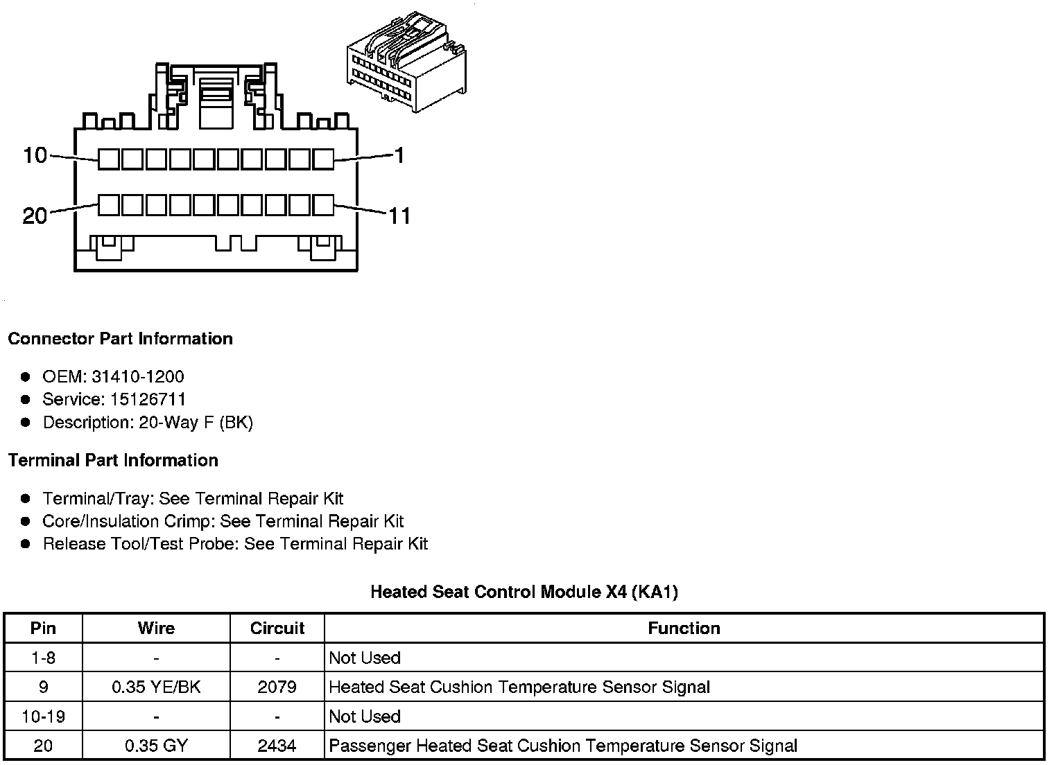 Factory service manual diagram