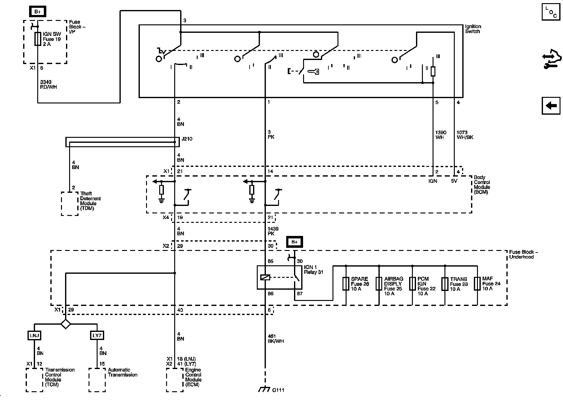 Factory service manual diagram