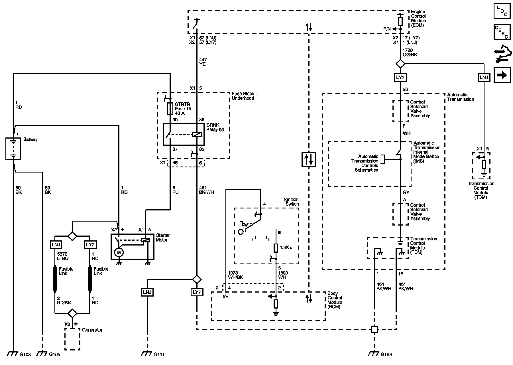 Factory service manual diagram