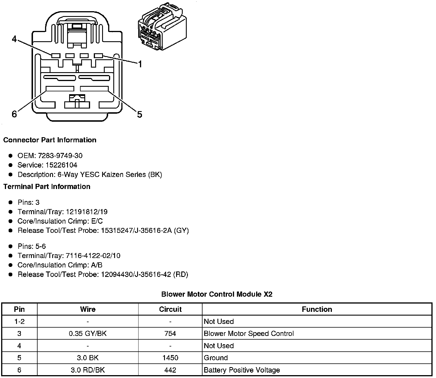 Factory service manual diagram