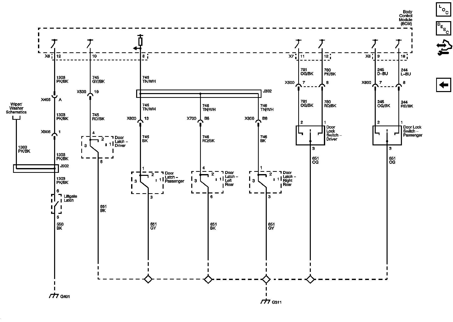 Factory service manual diagram