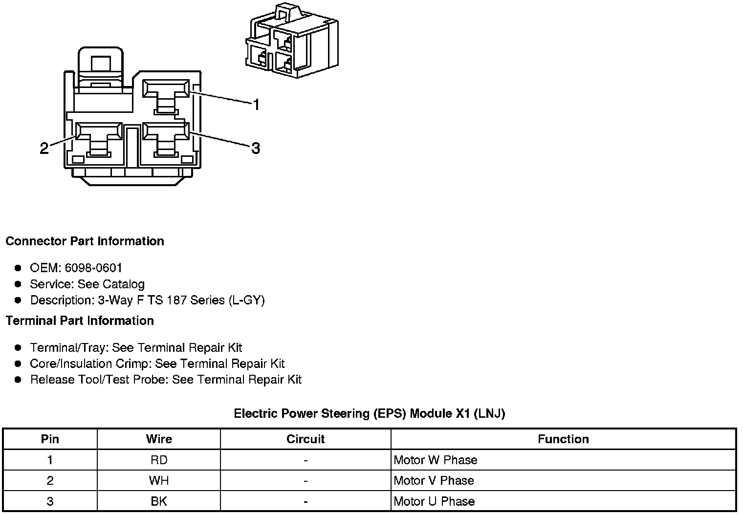 Factory service manual diagram