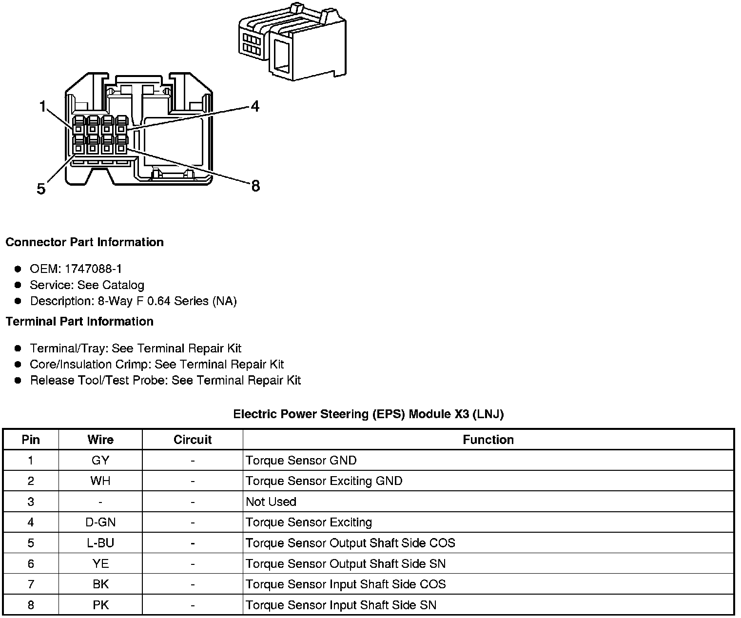Factory service manual diagram