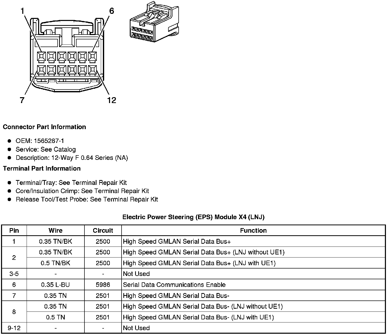 Factory service manual diagram
