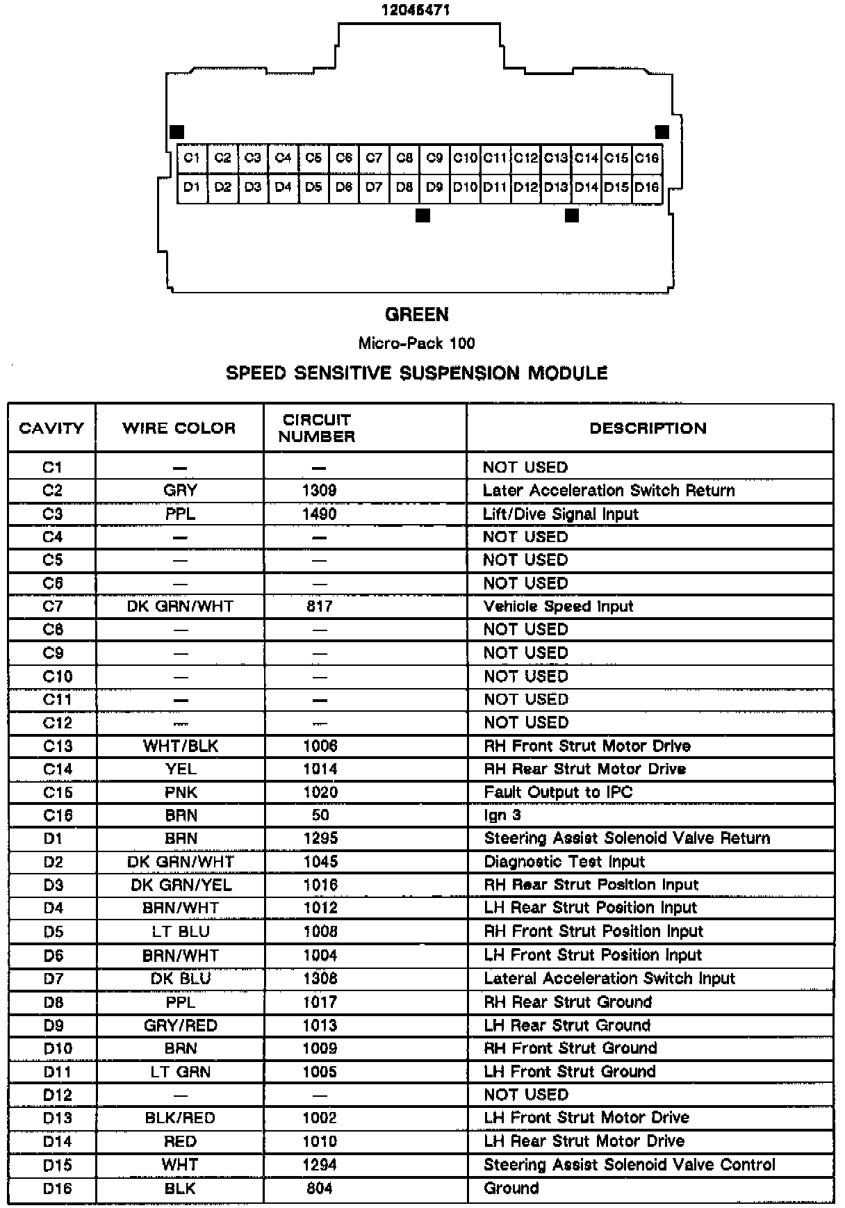 Factory service manual diagram