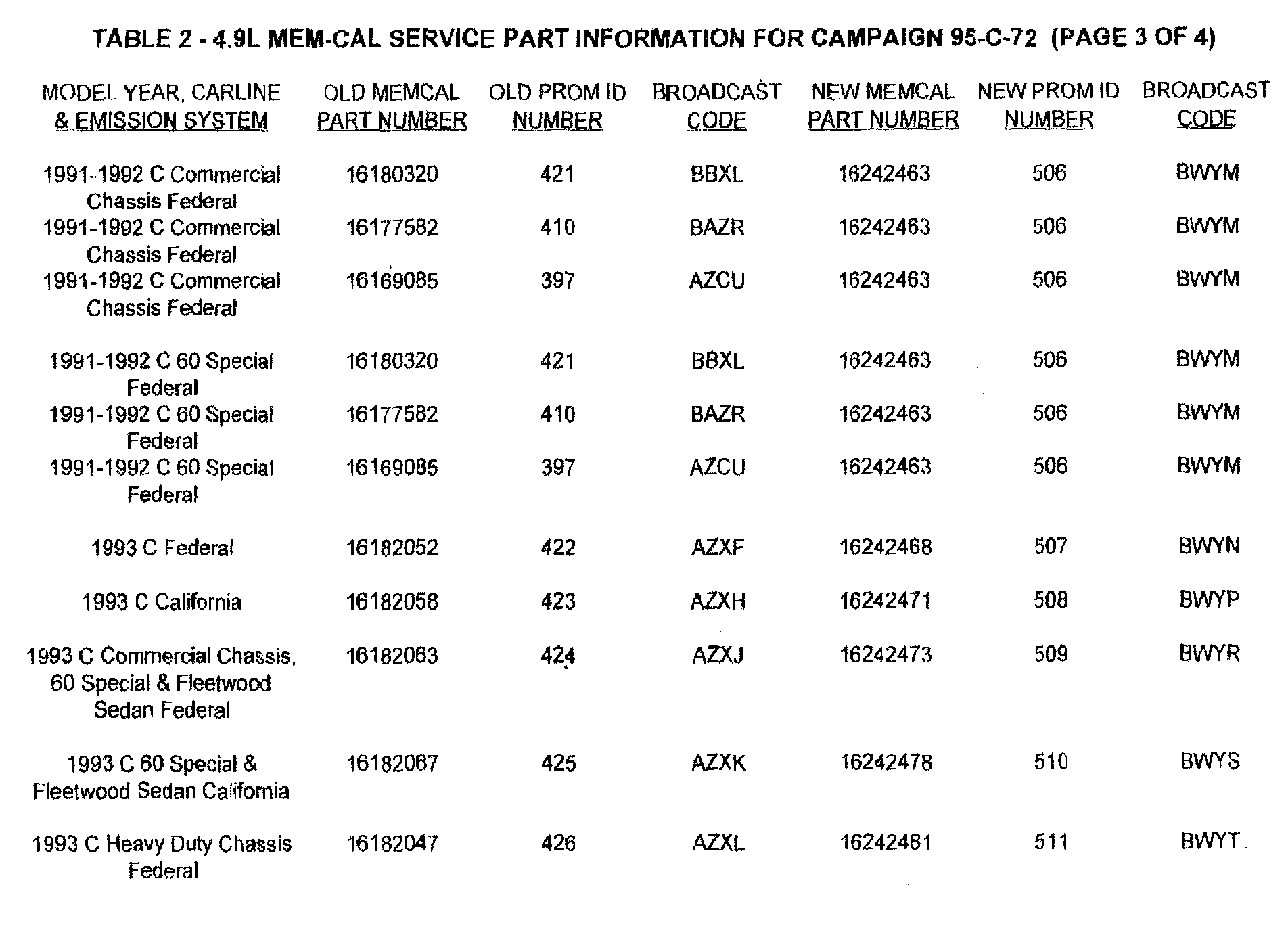 Factory service manual diagram