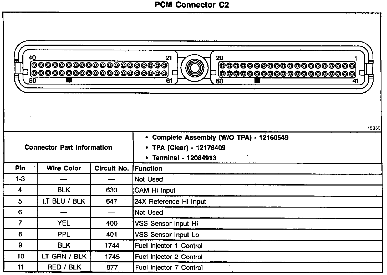 Factory service manual diagram