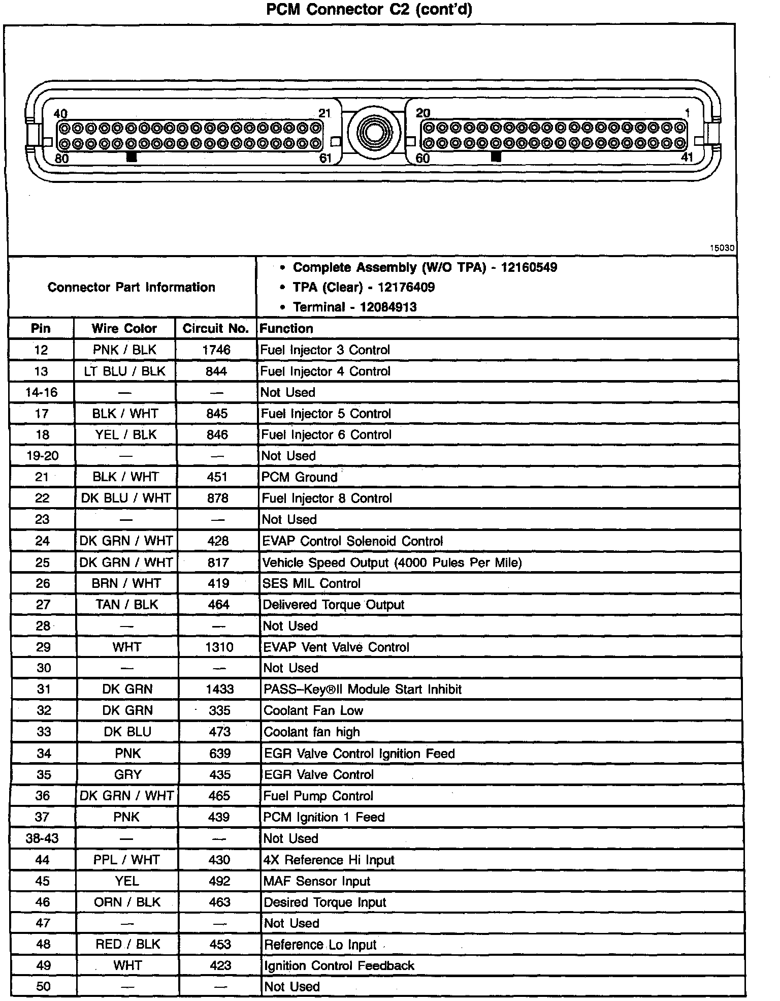 Factory service manual diagram