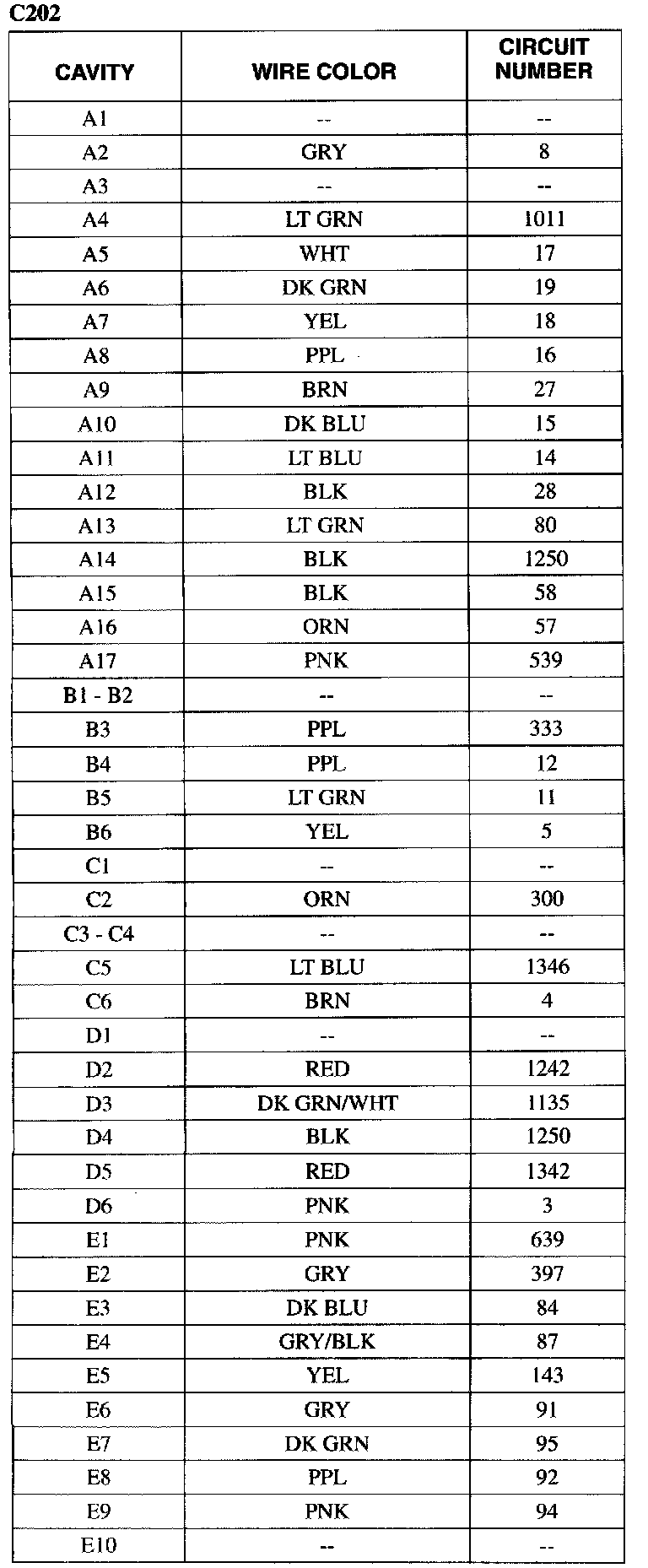 Factory service manual diagram