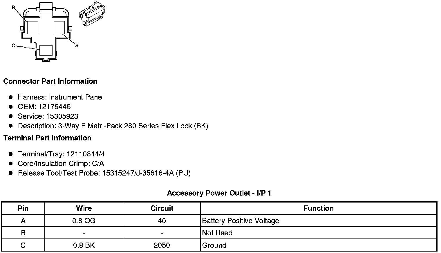 Factory service manual diagram