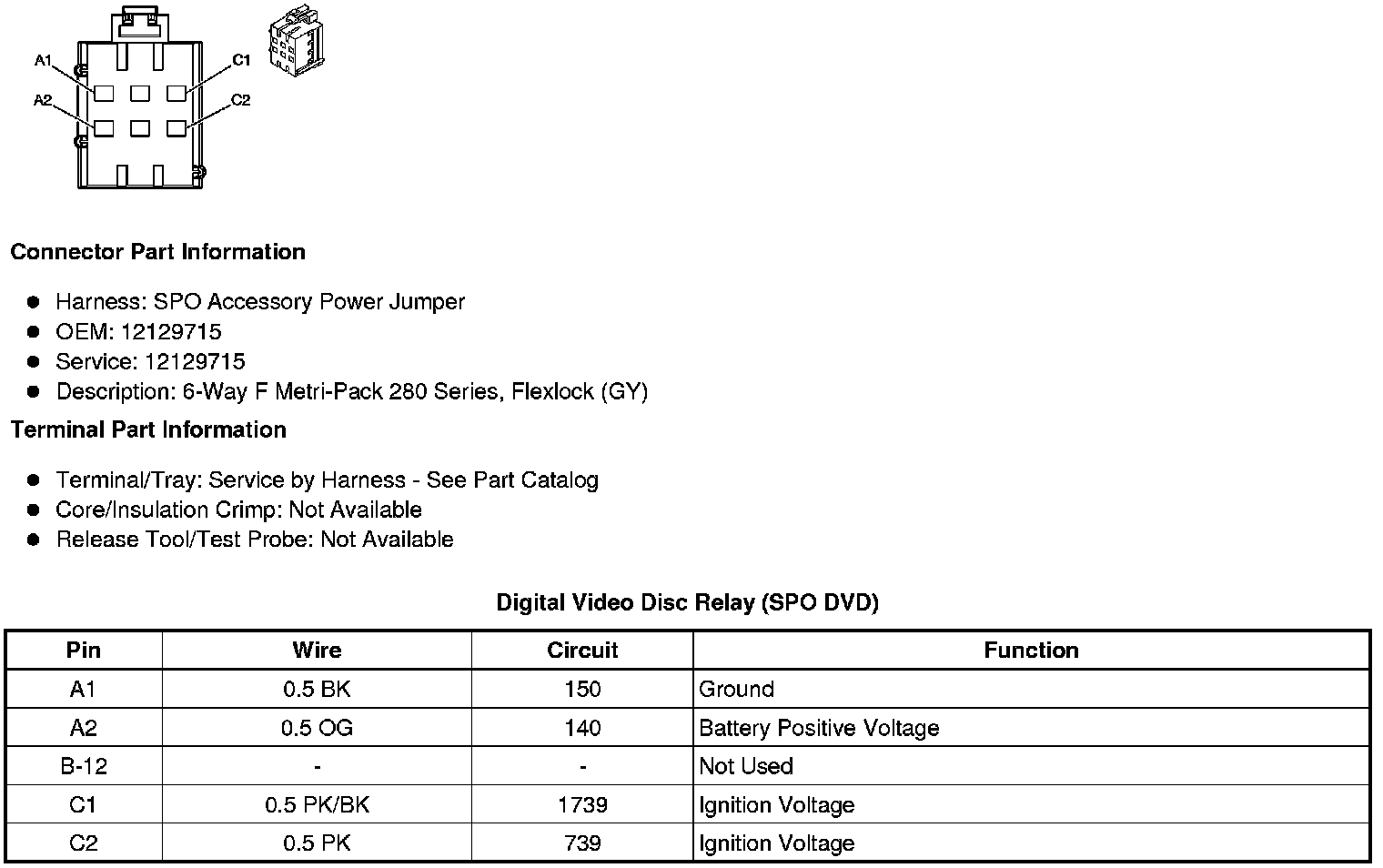 Factory service manual diagram