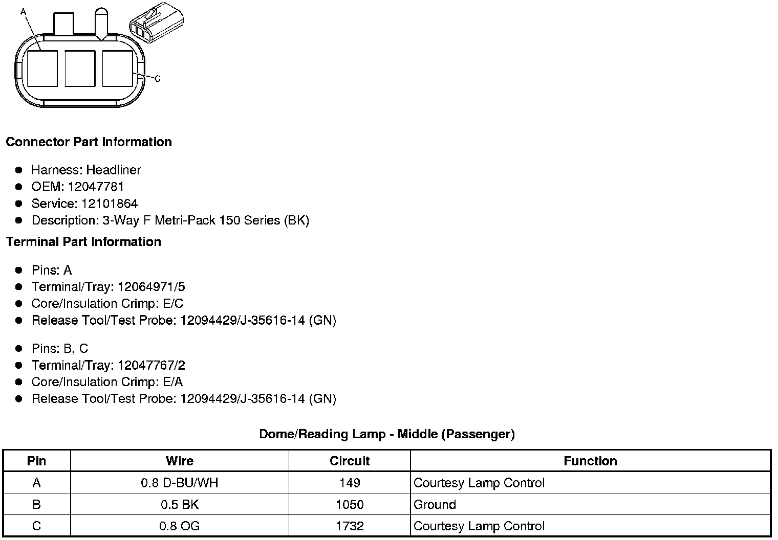 Factory service manual diagram