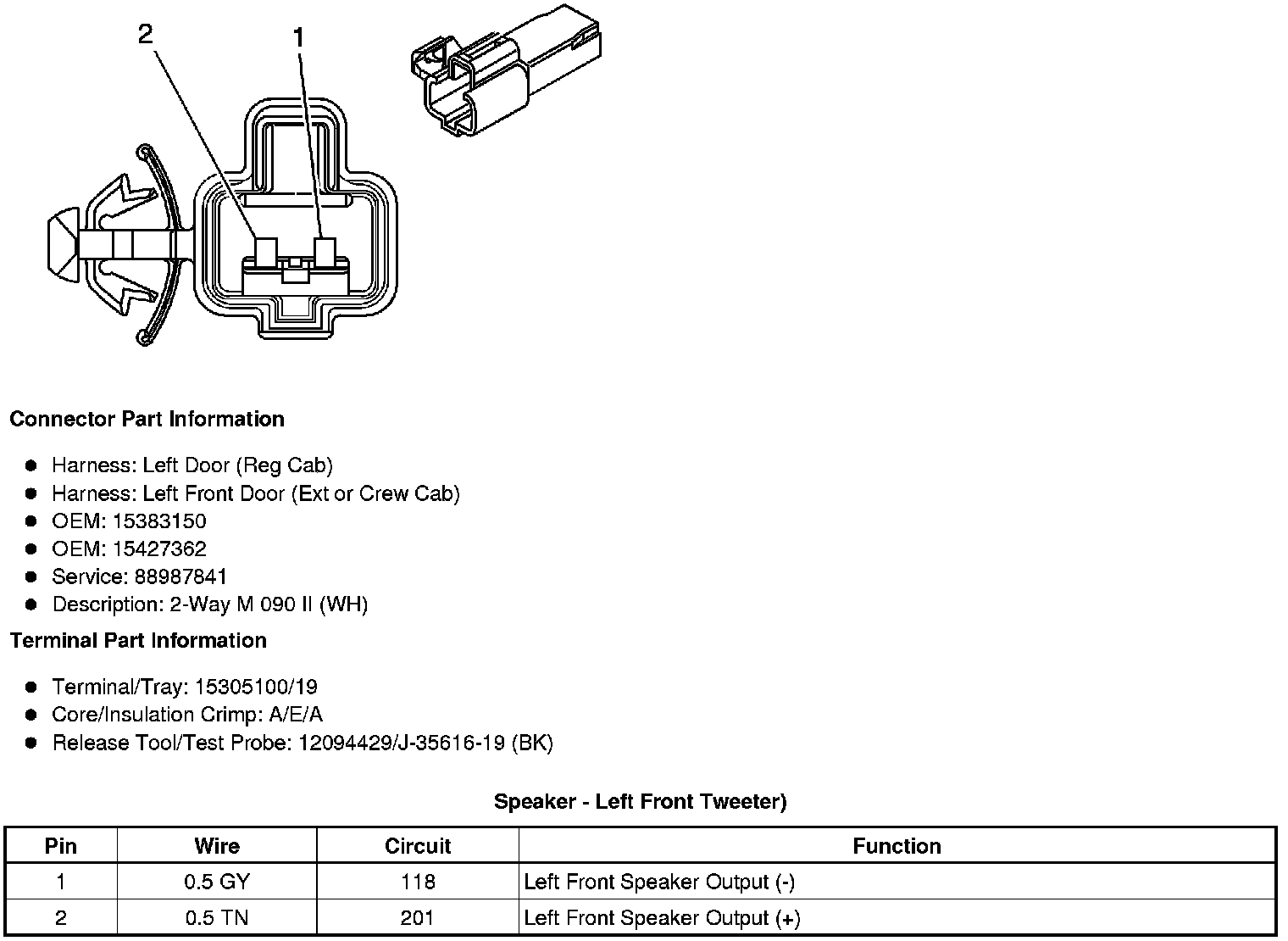 Factory service manual diagram