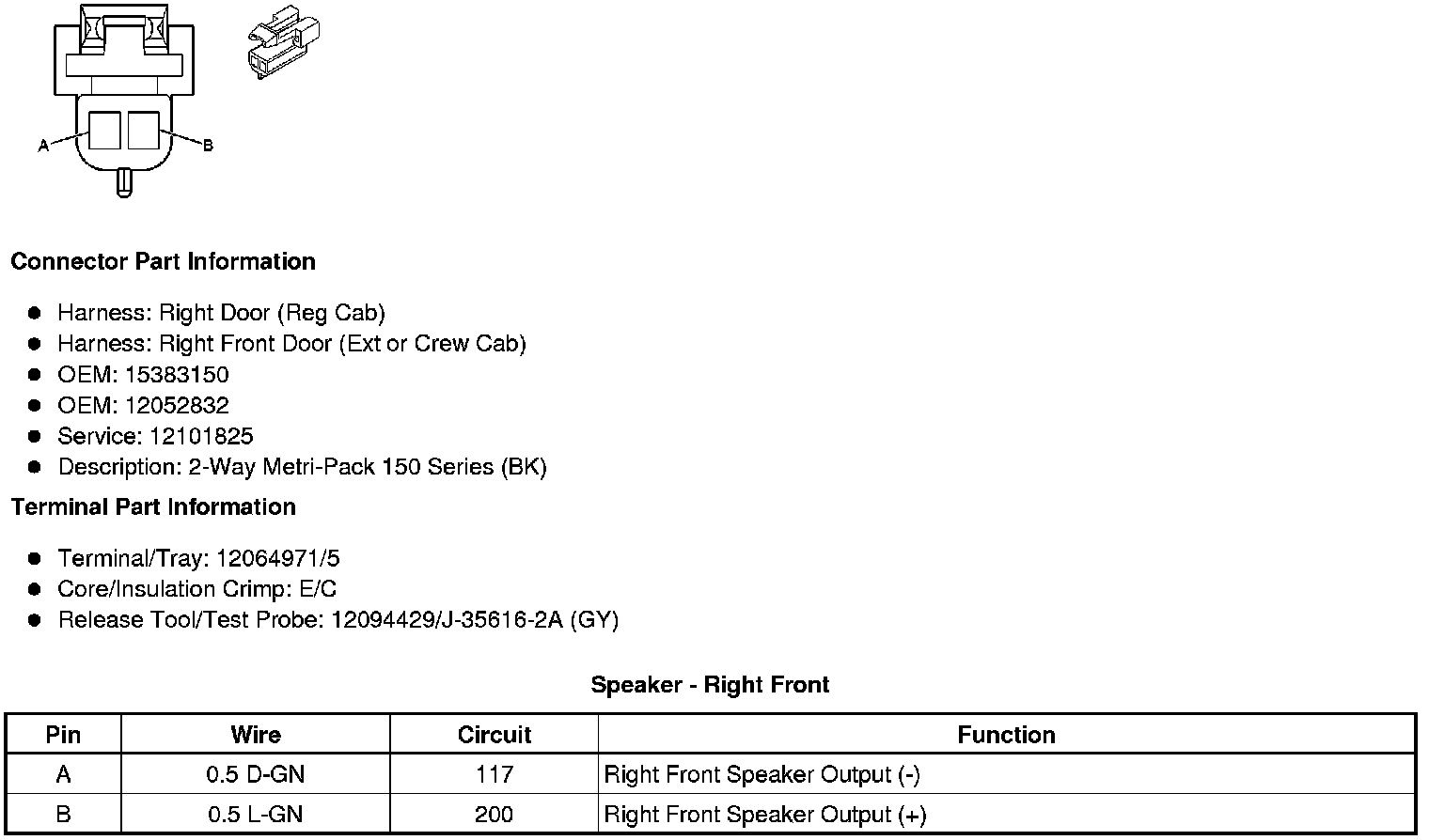 Factory service manual diagram