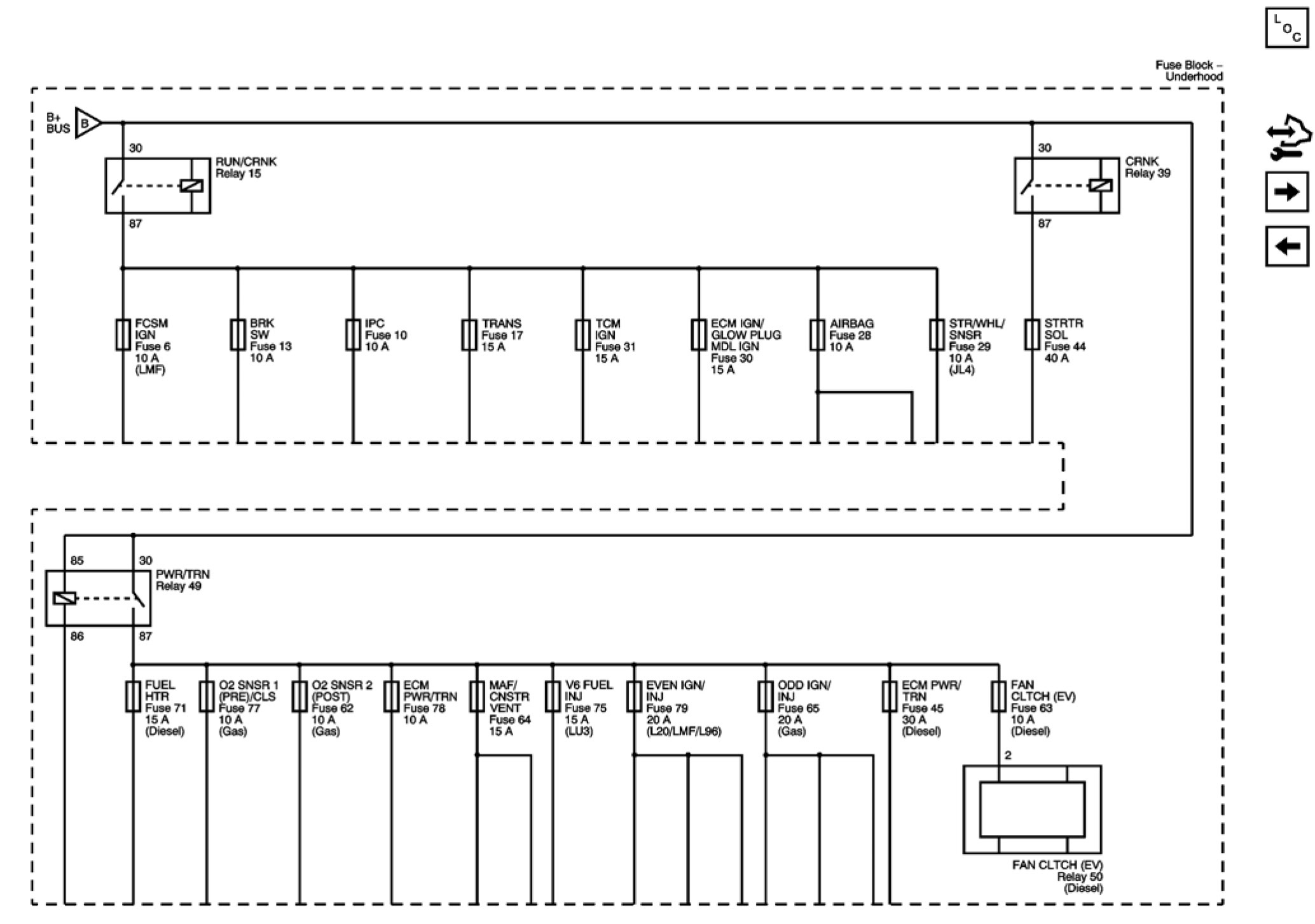 Factory service manual diagram