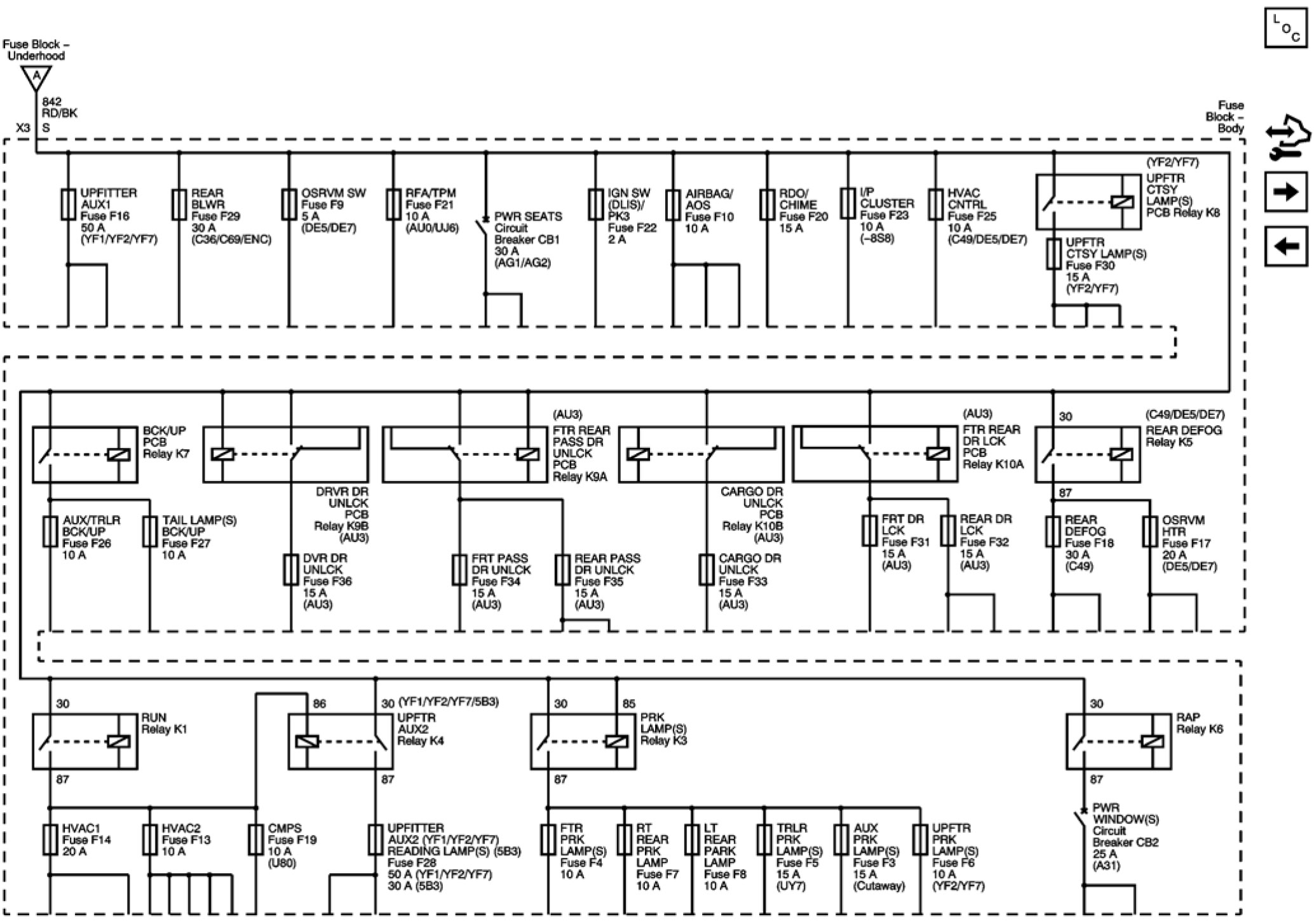 Factory service manual diagram