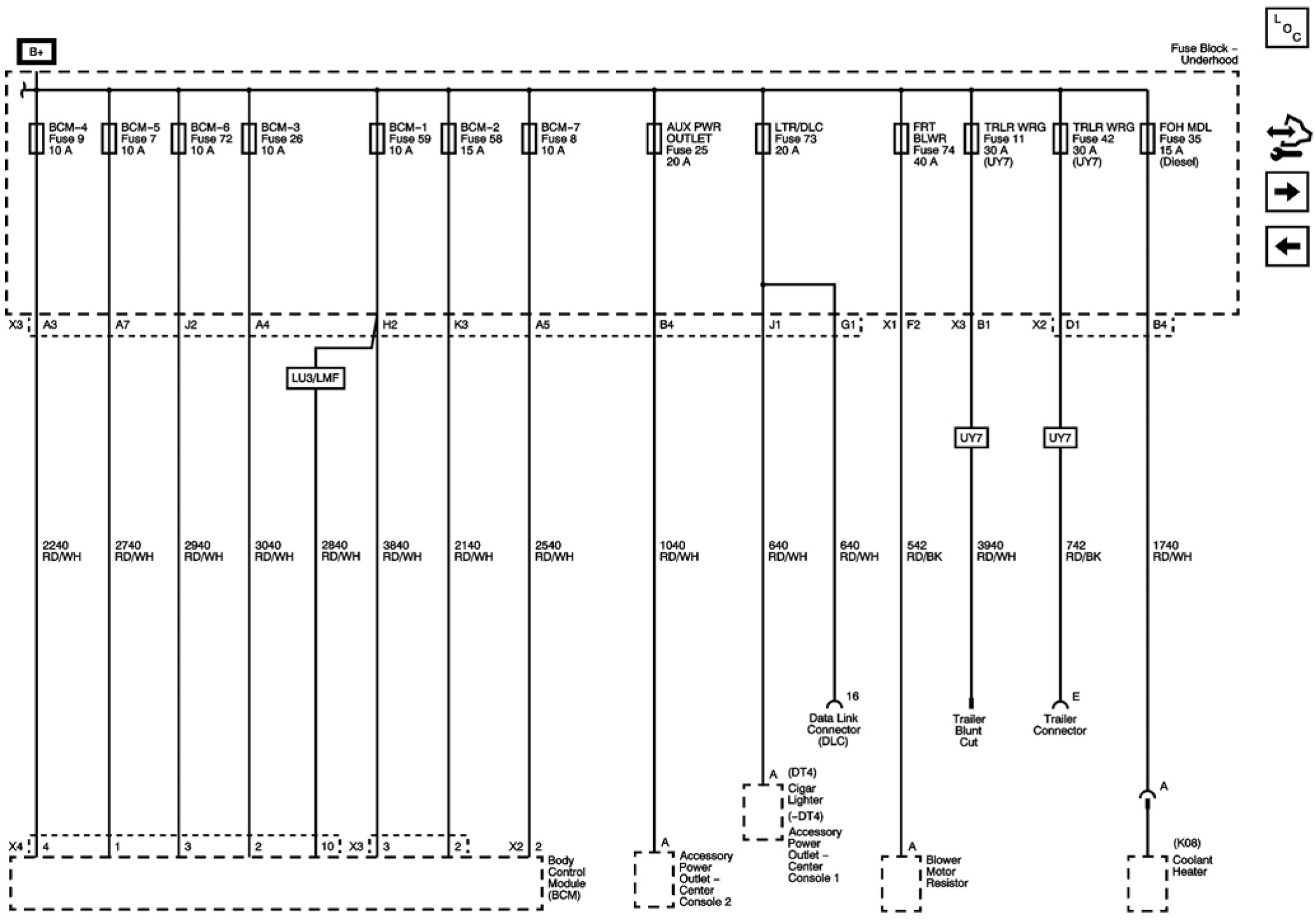 Factory service manual diagram