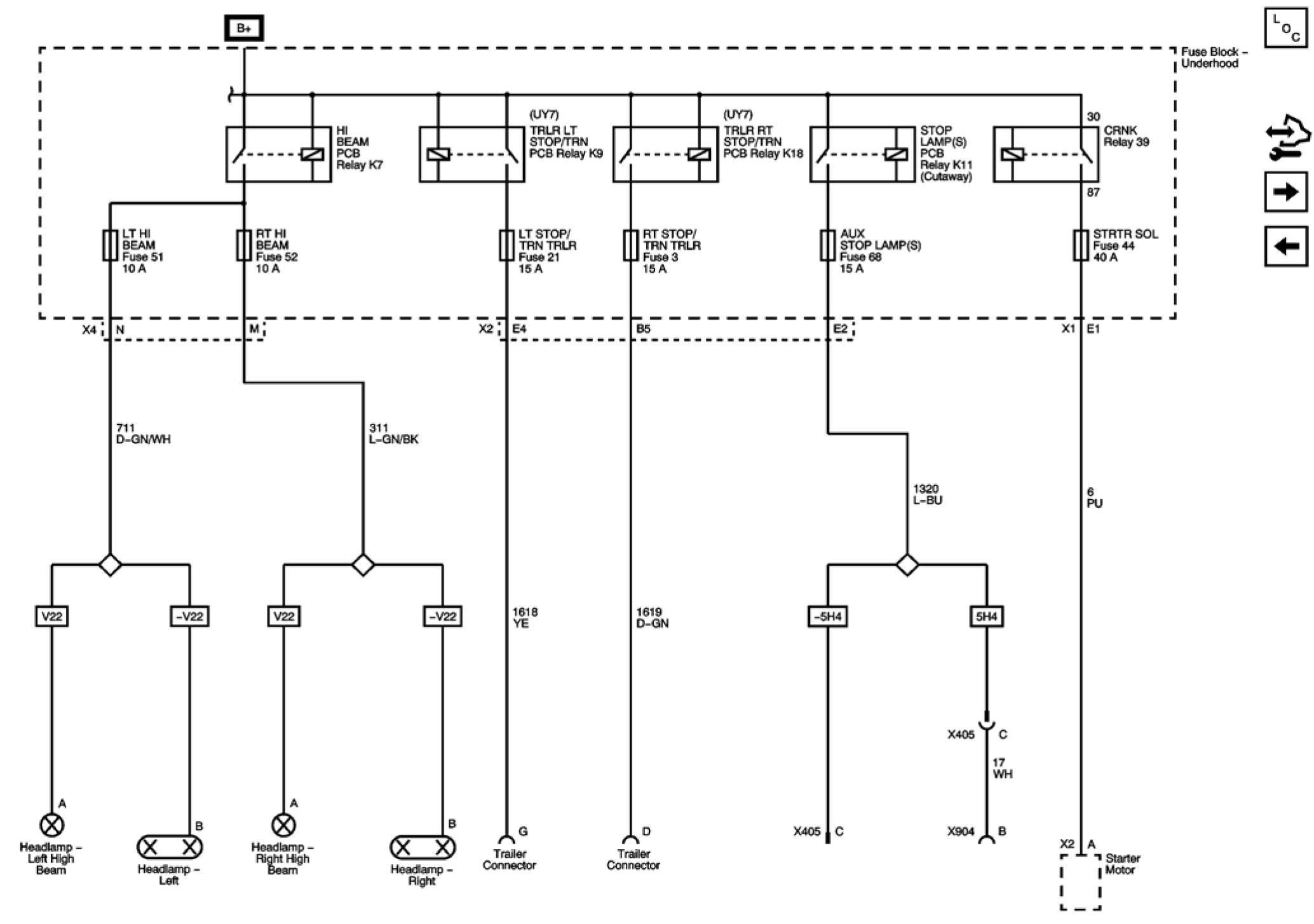 Factory service manual diagram