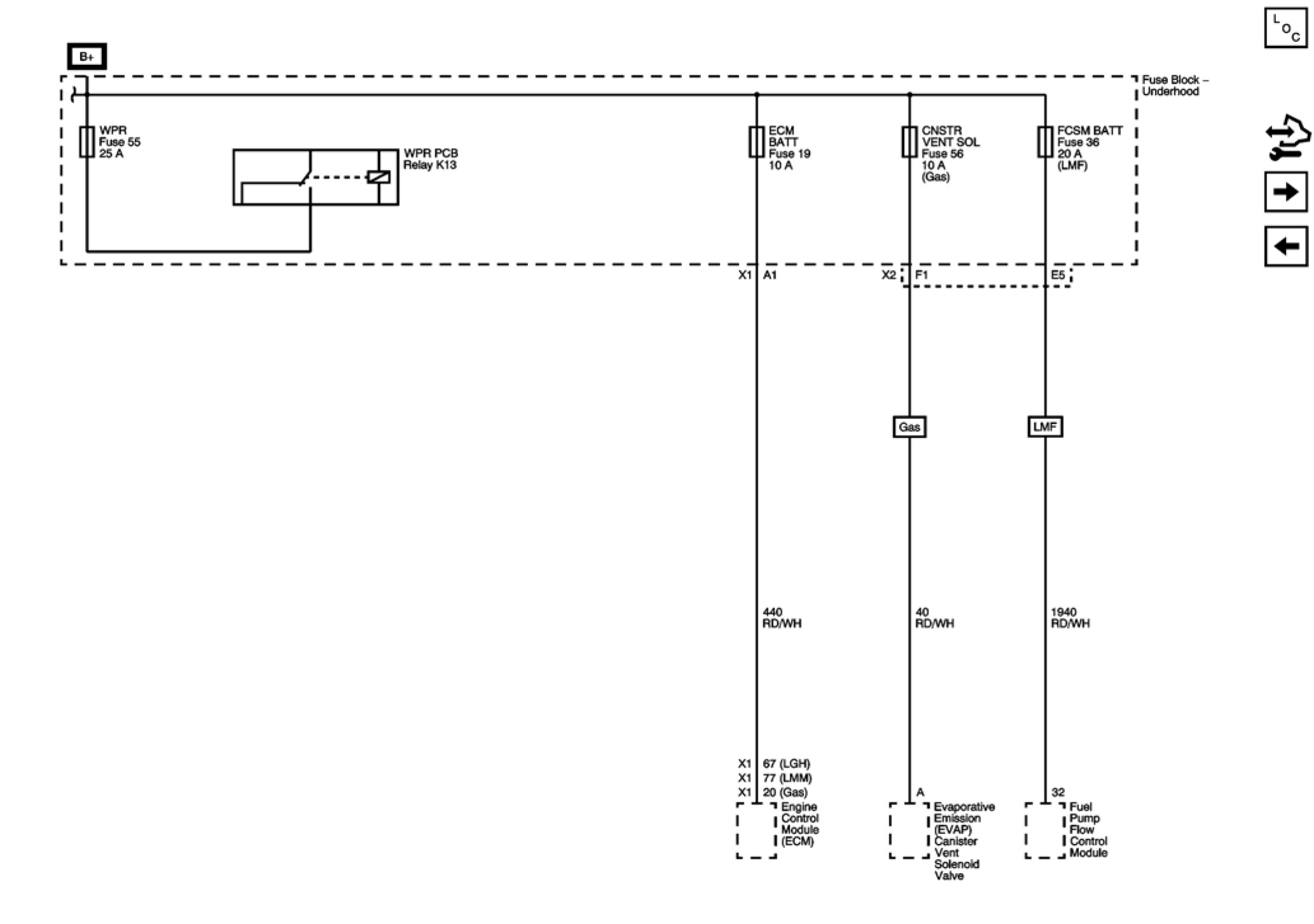 Factory service manual diagram