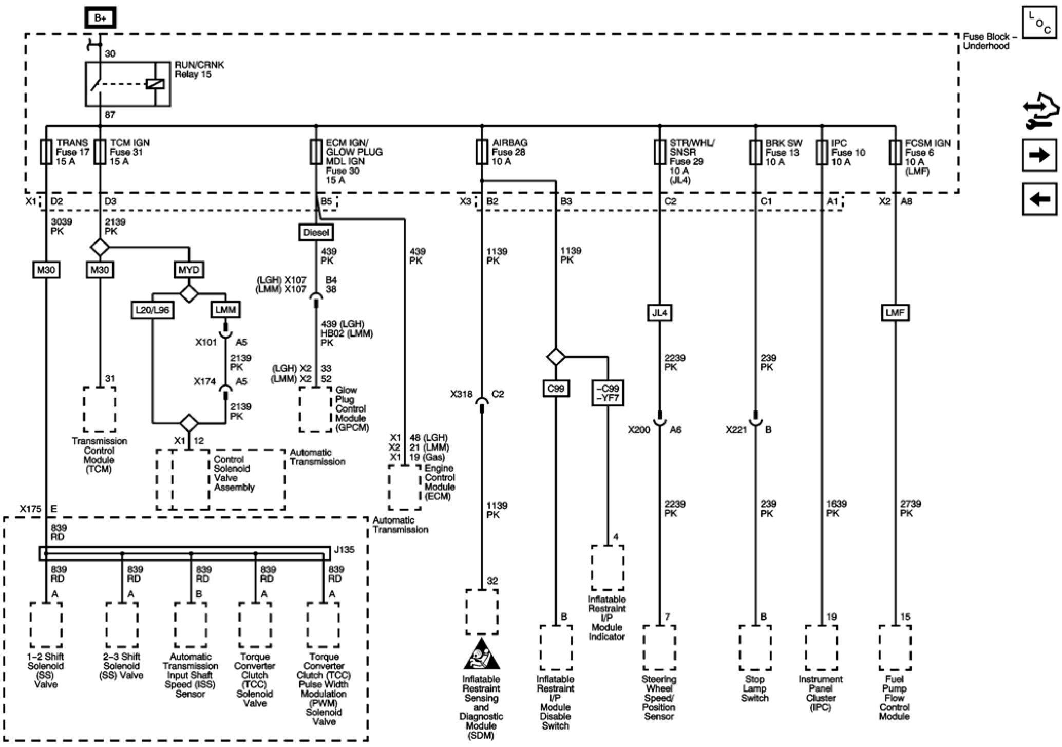Factory service manual diagram
