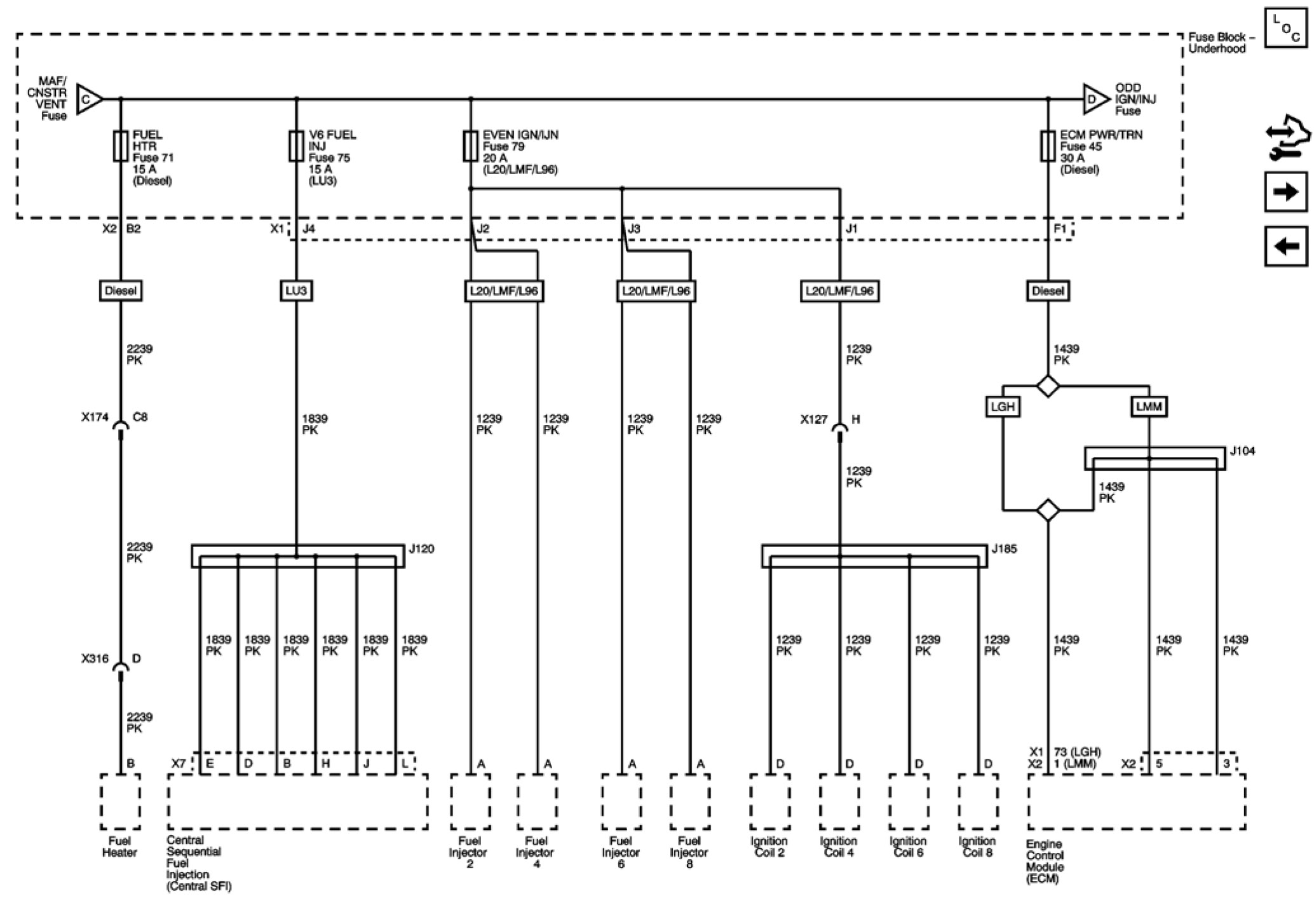 Factory service manual diagram
