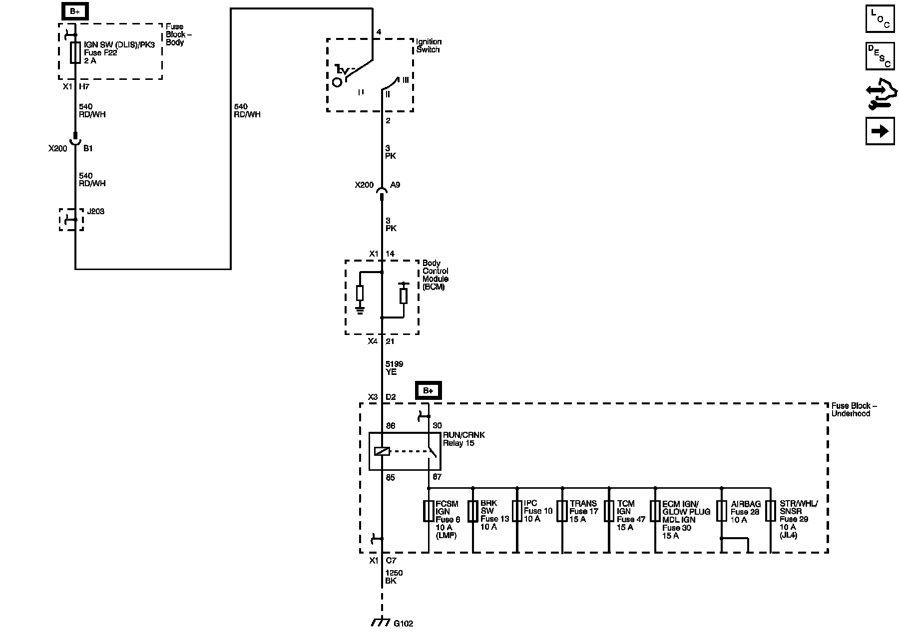 Factory service manual diagram
