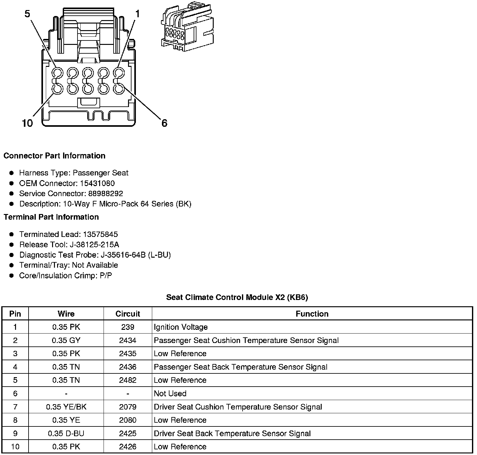 Factory service manual diagram