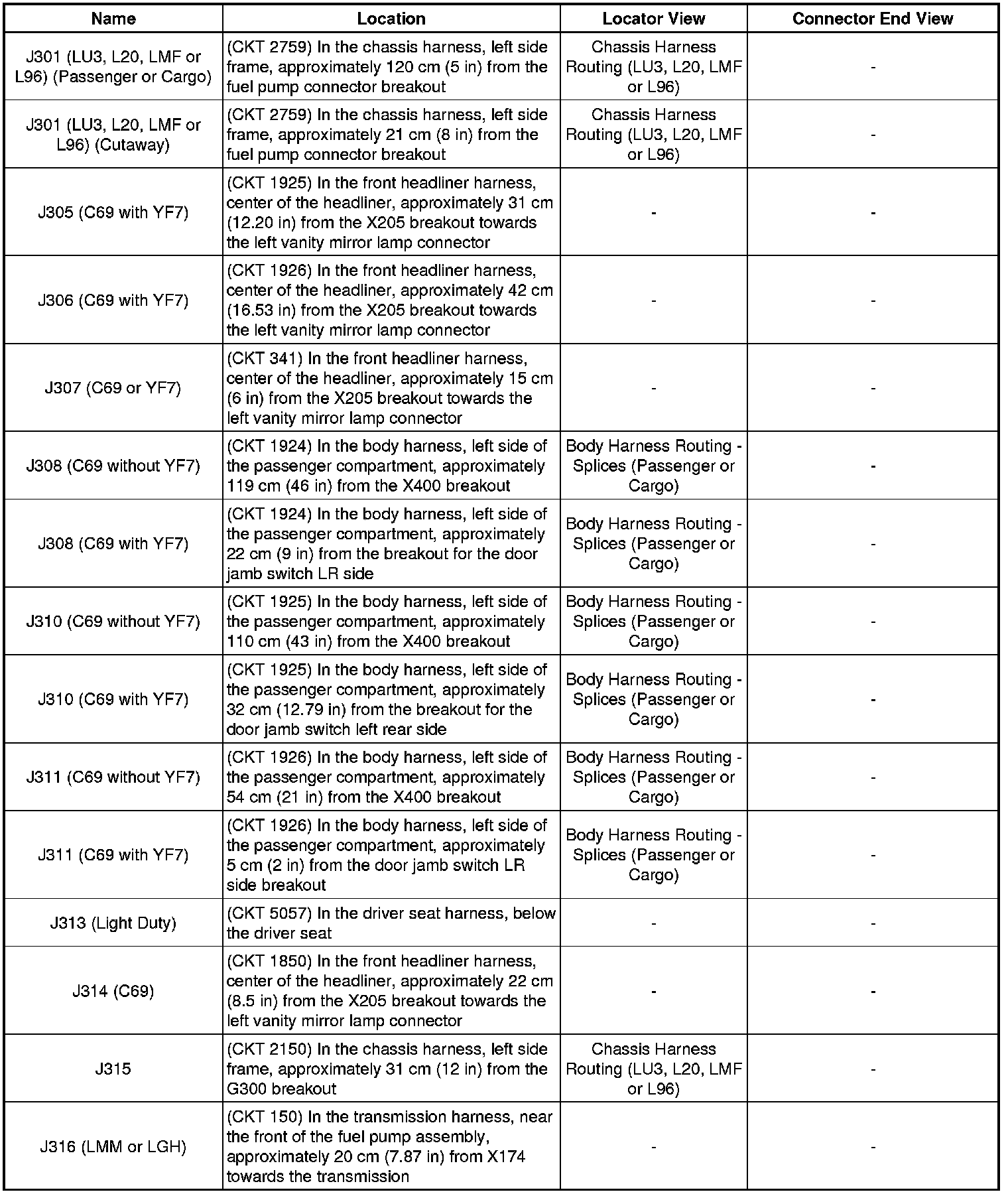 Factory service manual diagram