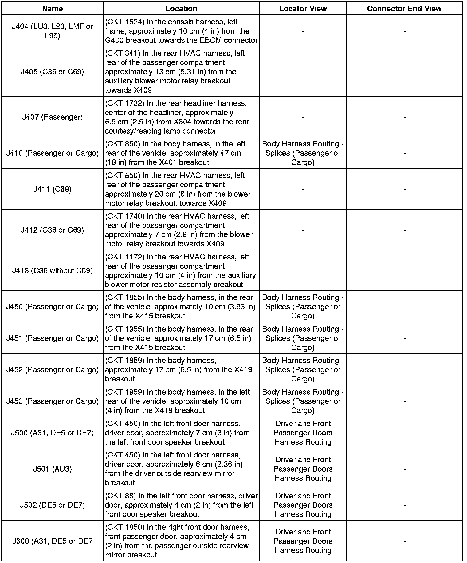 Factory service manual diagram