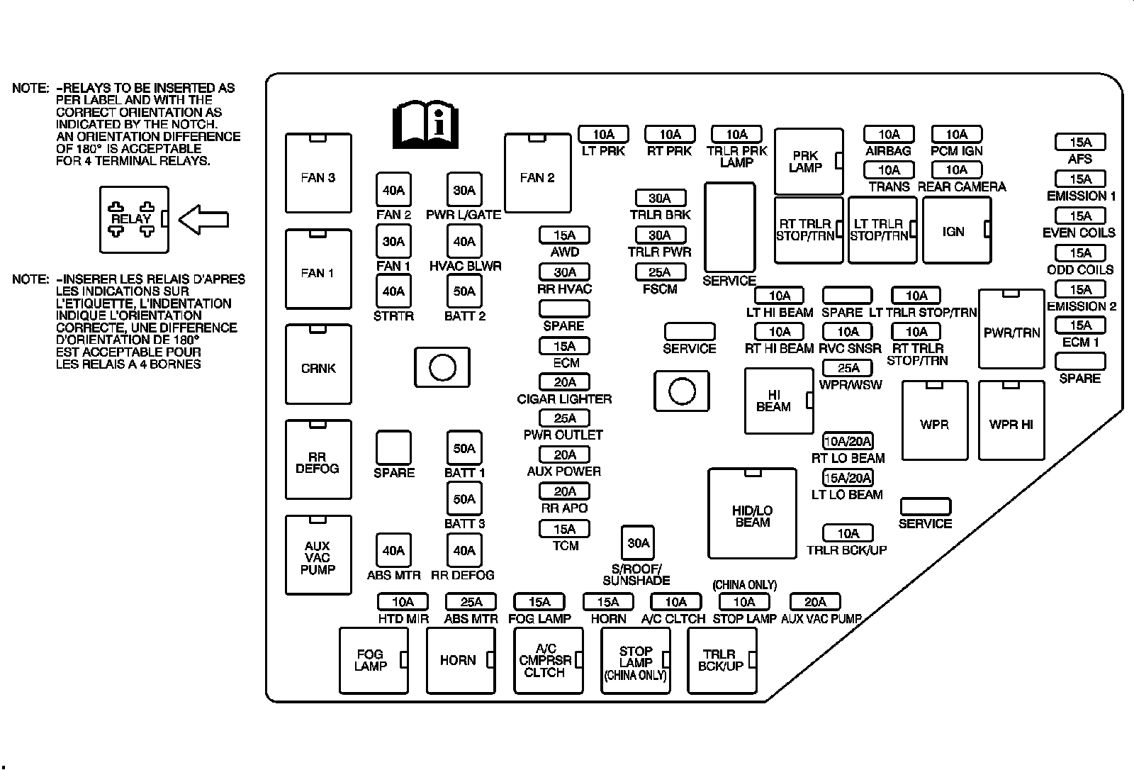 Factory service manual diagram